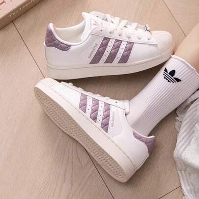 Adidas Giày thể thao nữ Clover SUPERSTAR II W kiểu dáng năng động, thoải mái.