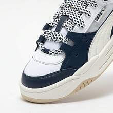 Puma 春夏轻便情侣套脚运动鞋，休闲穆勒鞋 39950104 - 彪馬白-白色-海軍藍 - 查看 8