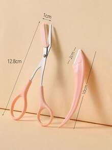 Pink Eyebrow Trimmer With Comb, Eyebrow Grooming Tool, Facial Razor. Beauty Tools. Suitable For Home, Travel. Can Be Used As Makeup Accessories, Cosmetic Tools, Also An Ideal Gift For Women - A - View 11