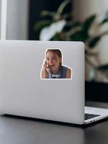 "Help!" The Parent Trap Sticker - Hallie Parker Iconic Movie Meme Decal, Funny 90s Nostalgia Sticker For Laptop & Kindle, Aesthetic Fan Gift - Multicolor - View 7