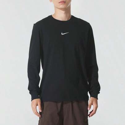 Nike Áo thun dài tay AS M NK TEE LS STARTING 5, thích hợp cho đi làm, chạy bộ, hoạt động ngoài trời, HV1771-010