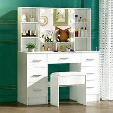 Vanities & Vanity Benches - White - View 2
