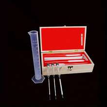 3pcs/Set 0-100% Alcohol Hydrometer Kit, Wooden Box, Plastic Case, Tester, Density Meter For Vodka, Whiskey, Liquor - Three Groups - View 15