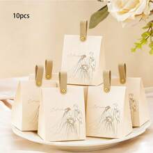10pcs/Pack Wedding Party Gift Candy Box, High-End Paper Box, Souvenir, Birthday Party, Suitable For Various Festivals And Anniversaries - View 11