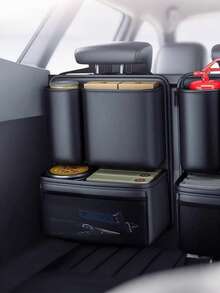 汽车后备箱收纳：紧凑型汽车后备箱整理箱，后备箱货物管理方案 | 大容量多隔层整理箱，底座 - A - 查看 5