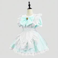 Classic Black And White Maid Outfit, Lolita Dress, Bunny Girl Cosplay Costume, Black And White Maid Lolita, Suitable For Comic Conventions, Parties And Performances. - 青碧色 - 查看 1