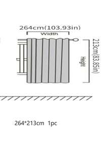 1/2片装 穿孔叶片简约现代绿色天鹅绒遮光隔热窗帘 - 墨綠色 - 查看 23