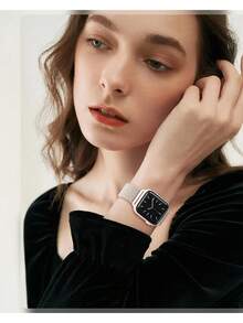 不锈钢米兰尼斯表带,兼容 40mm、41mm、38mm、42mm、44mm、45mm、49mm、46mm,兼容 Series 11、10、9、8、7、6、5、4、3、2、1、Ultra 3/2/1 和 SE 3/2/1,男女通用 - 38mm/40mm/41mm - 查看 7