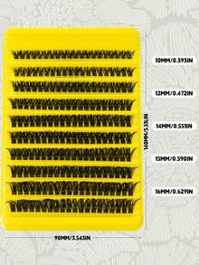 200 cặp mi giả D-Curl tái sử dụng (8-16mm), thiết kế đế rộng cho vẻ ngoài tự nhiên hoặc ấn tượng | Thích hợp cho sử dụng hàng ngày, đám cưới, hẹn hò, tiệc tùng, ngày lễ, mùa xuân, du lịch, và tuyệt vời cho Giáng sinh/Halloween/làm quà tặng. - D - Xem 5