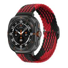 适用于三星 Galaxy Watch Ultra 47mm 的可调节尼龙编织运动表带及配件 - 彩色 - 查看 20