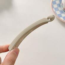 5pcs Twist Claw Clips, Minimalist Matte Texture Banana Hair Clips, Versatile Hairpin For Bun Updo - Multicolor - View 7