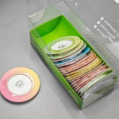 飞碟形挂耳式咖啡滤纸，适用于手冲咖啡粉，一次性滤纸