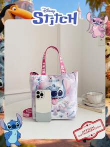 Disney 1 Pc Officially Licensed Lilo & Stitch Print Square Bag, Girl's Gradient Handbag,Adjustable Shoulder Strap Crossbody Bag, Lightweight Shoulder Bag – Ideal For Girls, Teens, Fans,Students, Perfect For Daily Commutes, School Runs, Shopping , Fan Meetups - DHF52256-sT - View 5