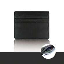 2PCS Man Purses Ultra Thin Mini Business Bank Credit Card Holder Wallet Simple Small Coin Cards Cover Pouch Case Bag - Multicolor - View 13