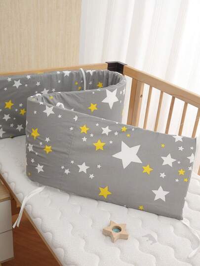 AIBOYING 1pc 120cm, 140cm, 200cm*30cm Baby Crib Bumper, Infant Bed Safety Guard, Portable Travel Bed Rail, Nursery Decor, Children's Bedding Accessories, Baby & Kids New Year Gift