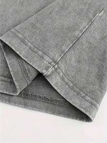 Disney Official Women's Vintage Washed Distressed T-Shirt, "Toy Story" SloganVintage Style, Suitable For Daily Shopping / Vintage Playful  Stylefor Girlfriend Gatherings, Unisex, Ideal For Holidays, Parties, Birthdays,Gifts, Dates, Vintage - Grey - View 5