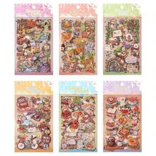 6pcs/Pack, 24pcs/Set "Guide To Happiness" Series Creative Planner Stickers, Fashionable Design, Scrapbooking, Handmade Craft Decoration Materials, DIY For Phone, Diary, Scrapbook Scrapbook Supplies - Happiness Guide Set [6 Types] - View 9
