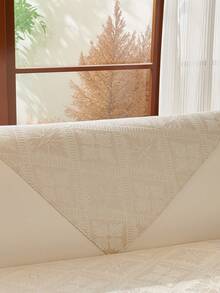 1pc Jacquard Sofa Cushion Cover, All-Season Universal Fit, Modern Minimalist, Anti-Slip Anti-Dust, Protect Sofa, Machine Washable, Non-Deformation, Non-Fading, Durable, Anti-Pet Scratch, Sofa Slipcover, Sofa Makeover, Sofa Decor, Enhance Ambiance, 1-4 Seater, L-Shaped Sofa, Wrinkle-Resistant, Wear-Resistant, Refined Edging Design, Versatile - Beige - View 6
