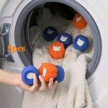 8/15pcs Laundry Sponge Ball, Pet Hair Remover For Laundry, Reusable Drying Washing Ball, Reduce Clothes Pleated, Save Washing Machine Drying Time - Cleaning Ball - View 10
