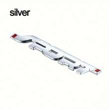Metal 3D Logo Stickers For Car, Featuring A Sporty Emblem Badge For The Trunk And Fender - Silvery - 查看 12