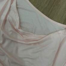 Women's Elegant Tie-Waist Loose Fit Scoop Neck Long Sleeve T-Shirt, Lightweight Casual Loose Fit Sun Protection Coverup, Loose Flattering Fashion Minimalist Casual Outdoor Top, Pink - Pink - View 10