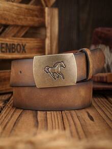 新款西部风格PU皮革腰带，“成功在等着你”设计，男女款均有多种尺寸和颜色可选 - 馬兒走邊帶 - 查看 36