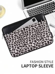 Printing PU Laptop Sleeve Shockproof Laptop Bag Fashion Notebook Protection Bag Compatible With Macbook Matebook - View 4