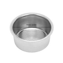 Stainless Steel 51mm Coffee Filter Basket For EC5, EC7, EC9 Semi-Automatic Coffee Machines – Filter Bowl & Strainer Accessory For Perfect Brew,Coffee Service Coffee Accessories - View 8