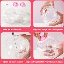 世界杯仓鼠跑步球 - 透明塑料小型宠物运动球，仓鼠、沙鼠、小鼠互动健身玩具 - 查看 7