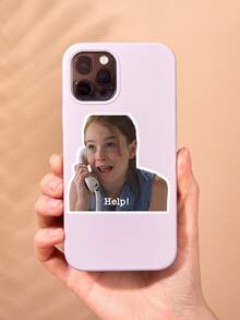 "Help!" The Parent Trap Sticker - Hallie Parker Iconic Movie Meme Decal, Funny 90s Nostalgia Sticker For Laptop & Kindle, Aesthetic Fan Gift - Multicolor - View 3