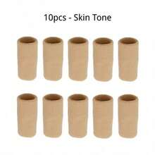 10pcs Multi-Color Finger Protectors, Help Relieve Dryness And Stress, Suitable For Work And Daily Activities. Made Of Soft Polyester Material To Care For Hands. - Multicolor - View 10