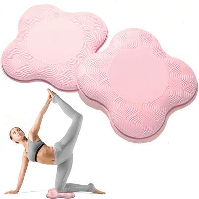 1包加厚瑜伽护膝垫，适用于膝盖、手肘、手腕、头部，泡沫材质，适合普拉提跪姿练习，男女通用。