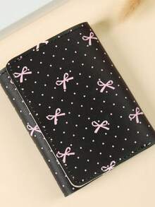 1 PC Butterfly Short And Cute Three-Fold Wallet With Multiple Functions, Wallet, ID Holder, And Card Pocket - Multicolor - View 10