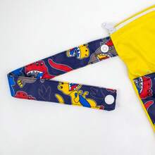 Waterproof Wet/Dry Bag Reusable Ideal For Swimwear, Travel, Beach, Pool, Swimsuits, Diapers, Dirty Yoga/Gym Clothes Daycare Organizer Features Two Zippered Pockets - Multicolor - View 5