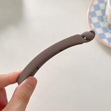 5pcs Twist Claw Clips, Minimalist Matte Texture Banana Hair Clips, Versatile Hairpin For Bun Updo - Multicolor - View 3