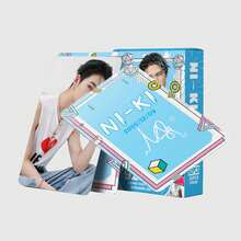 DAOUOFFROAD 明星系列照片卡迷你贴纸双面LOMO卡（60张小卡片+32张迷你贴纸），适合粉丝、生日礼物、剪贴簿制作 - 也适用于集换式卡牌游戏、粉丝周边产品，卡片设计生动 - 彩色 - 查看 12