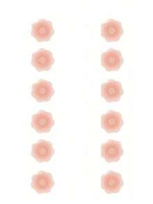 2/8/16 Pairs Reusable Nipple Covers For Women, Silicone Invisible Breast Petals With Travel Case - Pink - View 17