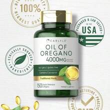 Carlyle Oregano Oil 4000mg Supplement | 150 Softgel Capsules | Contains Carvacrol | Non-GMO & Gluten Free Formula - Một - Xem 6