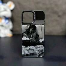 1 funda de teléfono de moda no incluye cordón ni soporte. 1 funda de teléfono Youngboy Never Broke Again, estilo, ropa urbana, cubierta plateada IMD compatible con 17 Pro 17 Pro 16 15 14 Plus 13 12 11. - 1 - Ver 3
