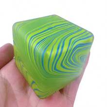 4th Generation Upgraded Large Ripple Squeeze Toy - Square Block Stress Relief Toy - Malt Cube Squeeze Toy - Party Finger Relaxation Toy - Christmas Gift - Multicolor - View 11