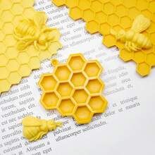 Honeycomb Silicone Mold, DIY Pastoral Style Soft Clay Resin Mold - White - View 2