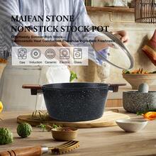 ABKOK 4-Piece Non-Stick Cookware Set - Soup Pot, Pancake Pan, All-In-One Fry Pan & Steak Pan For Kitchen - 查看 8