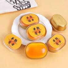 1个黄色慢回弹奶油芝士蛋糕挤压玩具，柔软粘稠的半冻糕面包挤压玩具，创意减压小礼物，送给亲朋好友，逼真蛋糕玩具，减压玩具，发泄玩具，节日、生日和派对礼物 - 黃色 - 查看 6