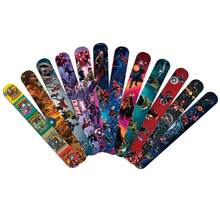 12pcs Avengers Superhero Spider Man, Cartoon Wristband, Party Gift, Pat Circle Squishy Friend's Gift - Multicolor - View 5