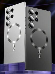 Luxury Matte Magnetic Shockproof Case For Galaxy S26 Ultra S26 Plus S26 Anti Drop Protective Cover - Burgundy - View 9