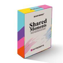 1 Box HEART BRIDGE Shared Moments Tabletop Card Game, Couples Interaction Tool, Honeymoon Travel Toy, Enhances , Thoughtful Gift For Boyfriend/Girlfriend, Husband/Wife On Valentine's Day, Anniversary, Halloween, Christmas, Thanksgiving | 50 Cards | - View 6