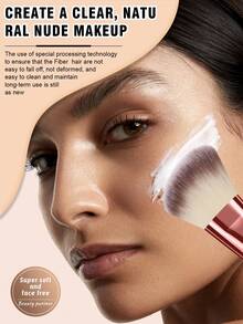 36件套专业化妆工具套装，包含25支化妆刷、1个防水化妆包、4个海绵和6个三角粉扑，一应俱全的化妆套装 - 酒紅色 - 查看 10