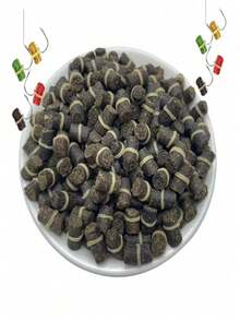 1pc Carbon Steel Anti-Slip Bait Cage, 100pcs Scented Fishing Pellets, Includes 6 Durable Carbon Steel Swivel Hooks, Adjustable Weight Bait Holder, Enhances Fishing Efficiency And Success Rate - Black - View 7