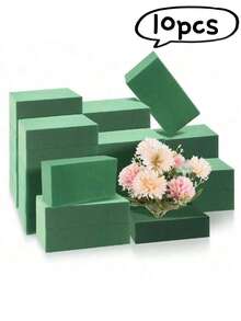 1/5/10 cái Đất sét khô dùng cho bó hoa, vật liệu đóng gói hoa, mút xốp thấm hút hoa, đế giữ ẩm cho hoa, khối đất sét dùng cho hoa, quà tặng ngày Valentine. - A - Xem 13