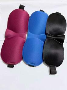 1/3 piezas Set de Máscara de Ojos de Lujo para Dormir de Lado, Máscara de Sueño Unisex a Prueba de Luz, Máscara de Ojos en Forma de Copa 3D con Correa Ajustable, Adecuada para Viajes, Siesta, Escuela, Transporte, Uso Doméstico - Multicolor - Ver 11